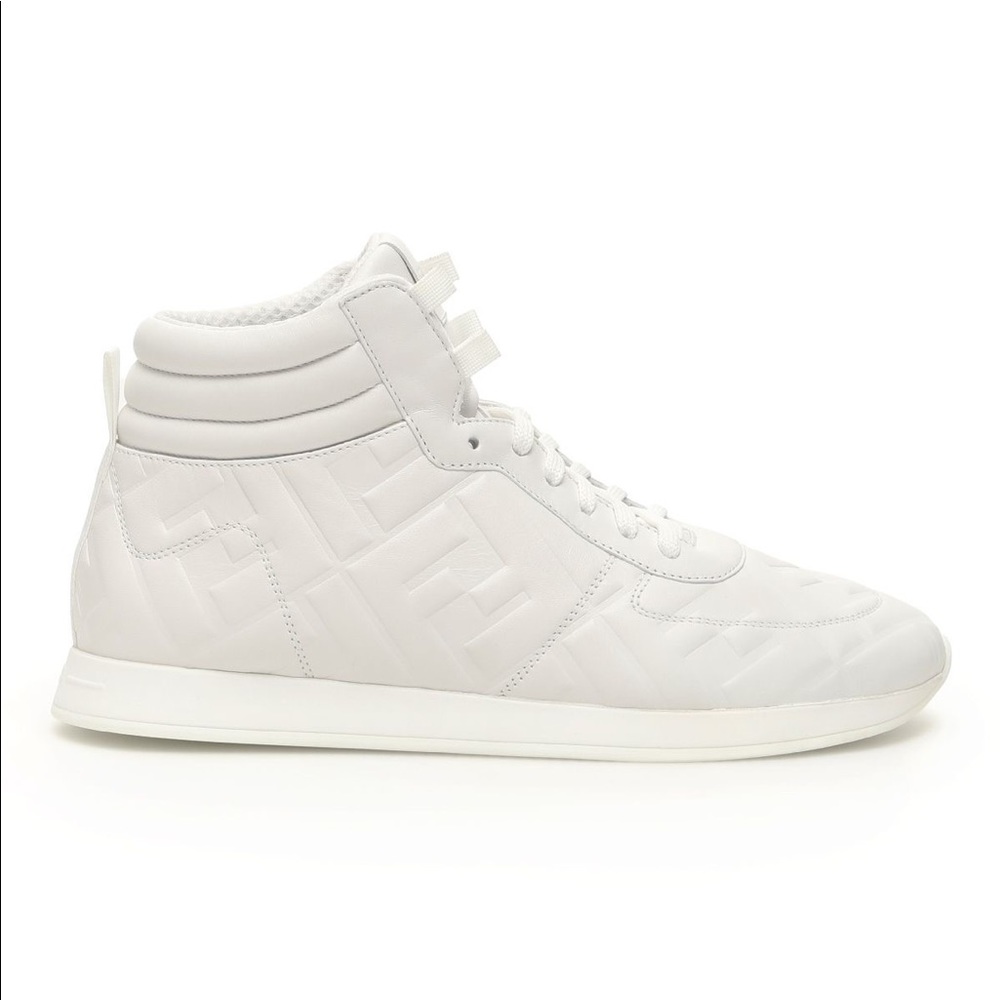 NIB Fendi Nappa High Top Sneakers sz 6.5